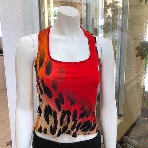 Cavalli racer back tank